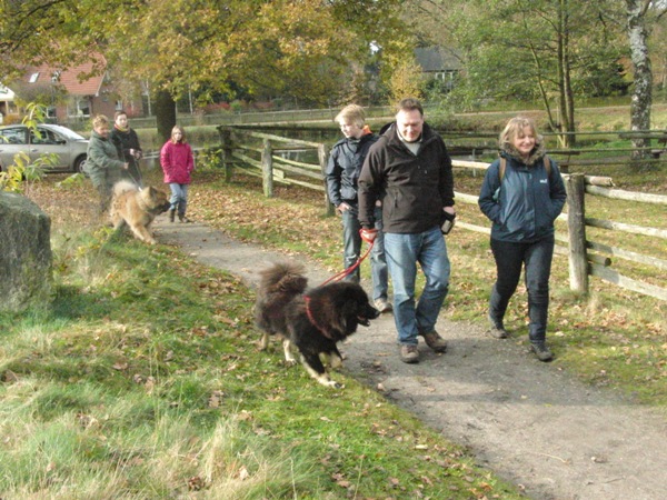 Thomas und Birte mit Pelle