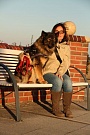 Simone mit Fenny
