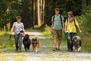 Stephie mit Inouk und Lenka